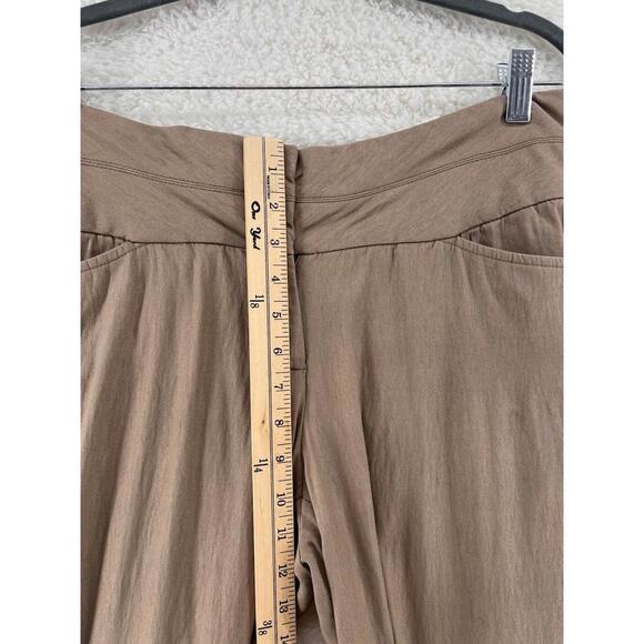 Land' N Sea Women's Wide Leg Pants Size 8 Polyester Blend Beige Career Casual - Picture 4 of 8